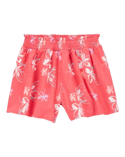 Kid Floral Flowy Pull-On Shorts