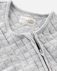 Baby Doubleknit Zip Wearable Blanket Made with Organic Cotton