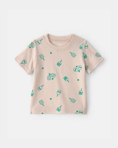 Baby Pickleball T-Shirt - Brown