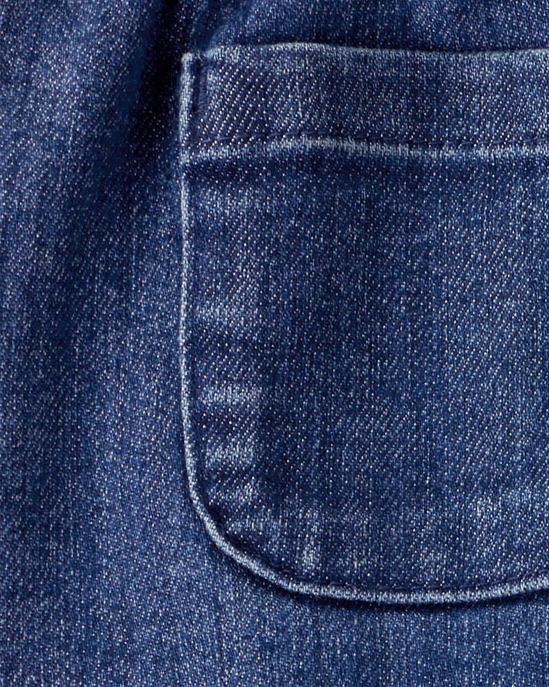 Toddler Girl Denim Skirt - Blue