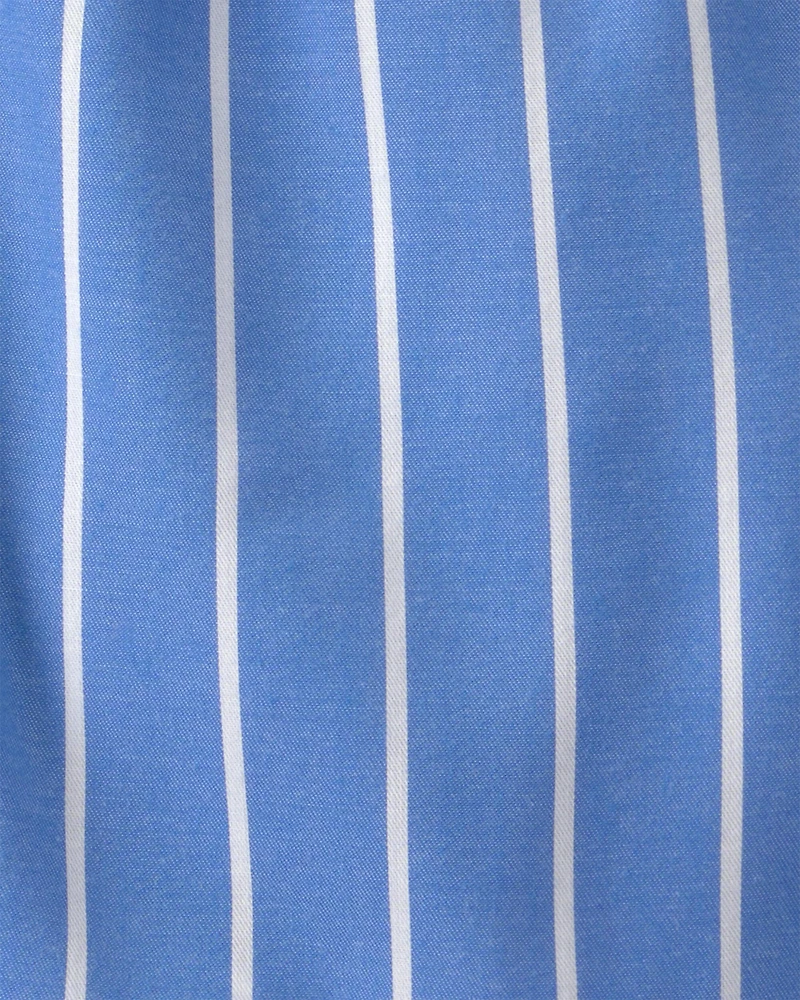 Boys 2-Pack Stripe Pyjama Shorts - Blue