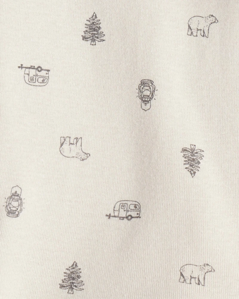 Baby Boy 3-Piece Tee & Pant Set - Khaki