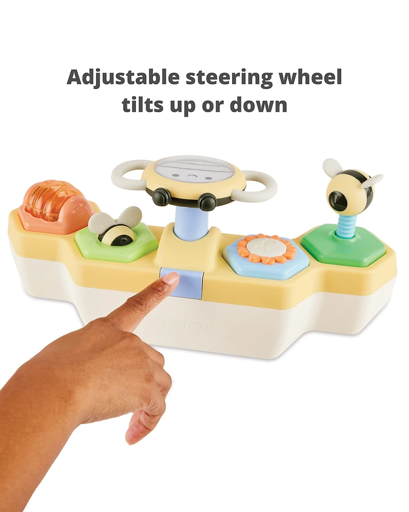 Farmstand See & Bee Steering Wheel & Tummy Time Baby Toy