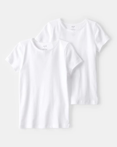 Girls 2-Pack Cotton Undershirts