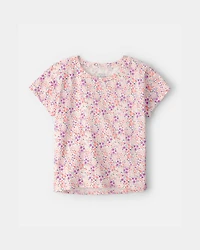 Girls Floral Top - Pink