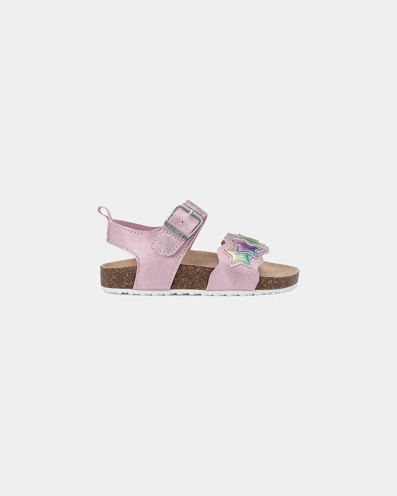 Toddler Girl Star Sandals - Pink