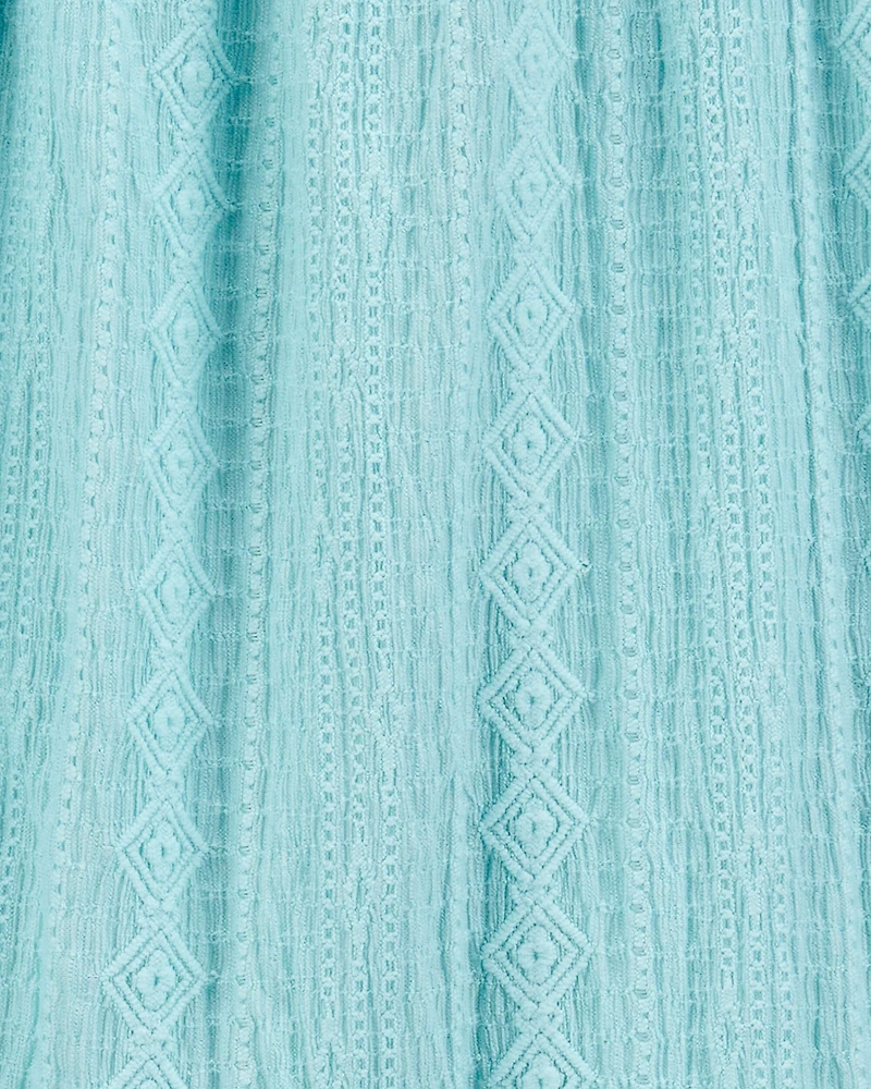 Kid Tiered Textured Midi Dress