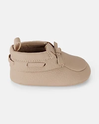 Baby Moccasin Shoes - Brown