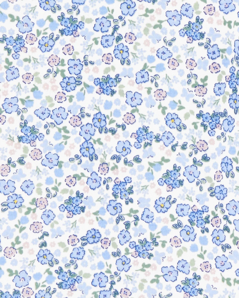 Toddler 4-Piece Floral Cotton Pyjamas