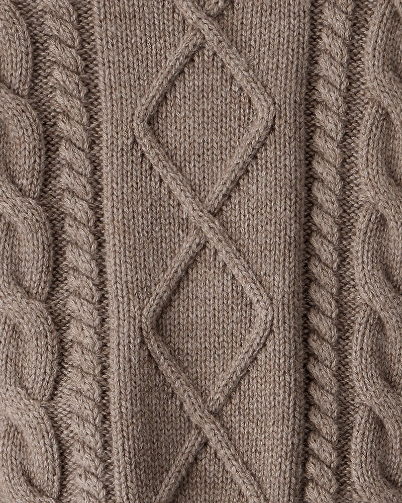 Baby Organic Cotton Cable Knit Sweater