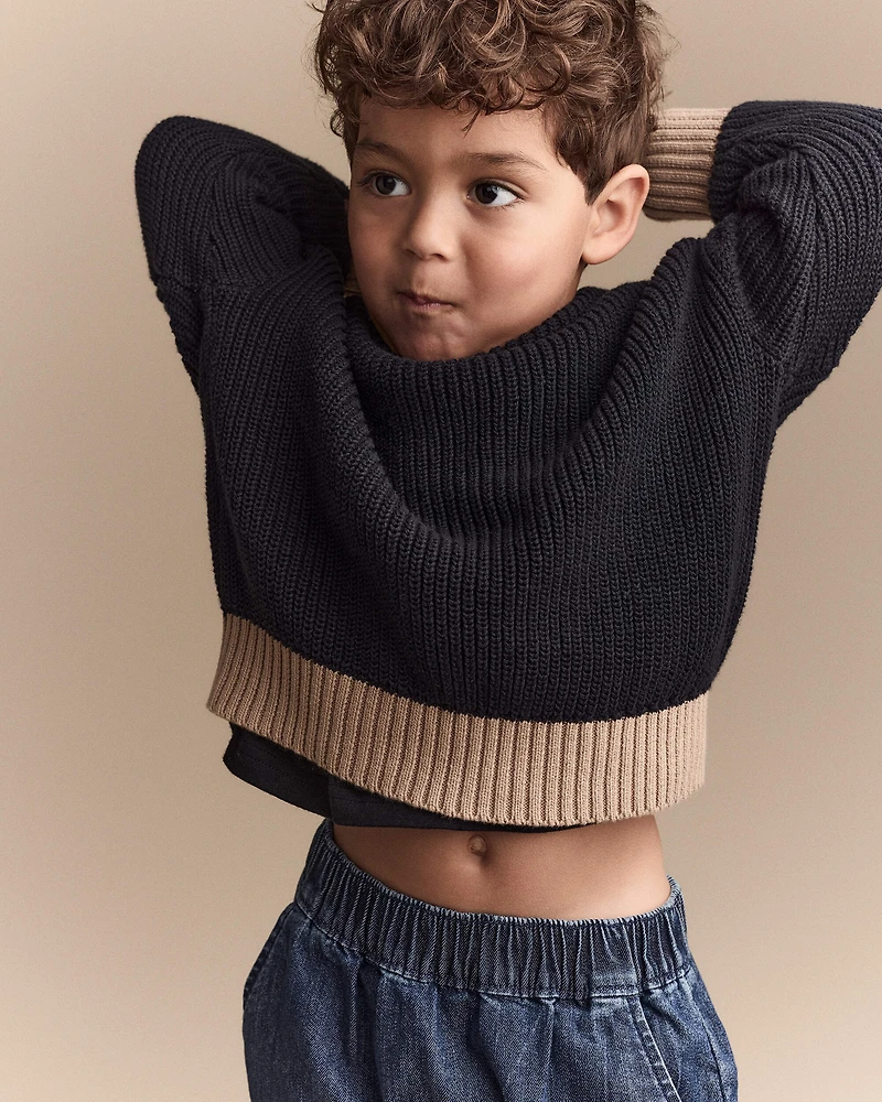 Toddler Playground Pant Denim - Blue