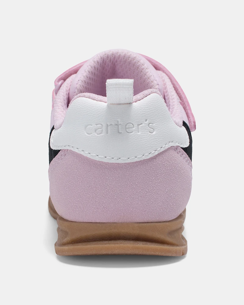 Toddler Girl Striped Casual Shoes - Pink