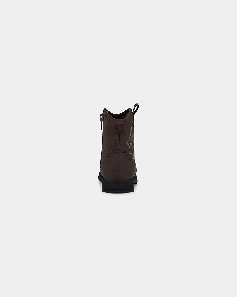 Toddler Boy Cowboy Boots - Brown