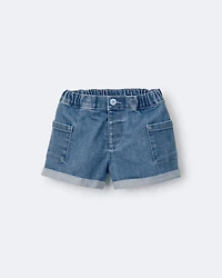 Toddler Girl Mom Short Denim
