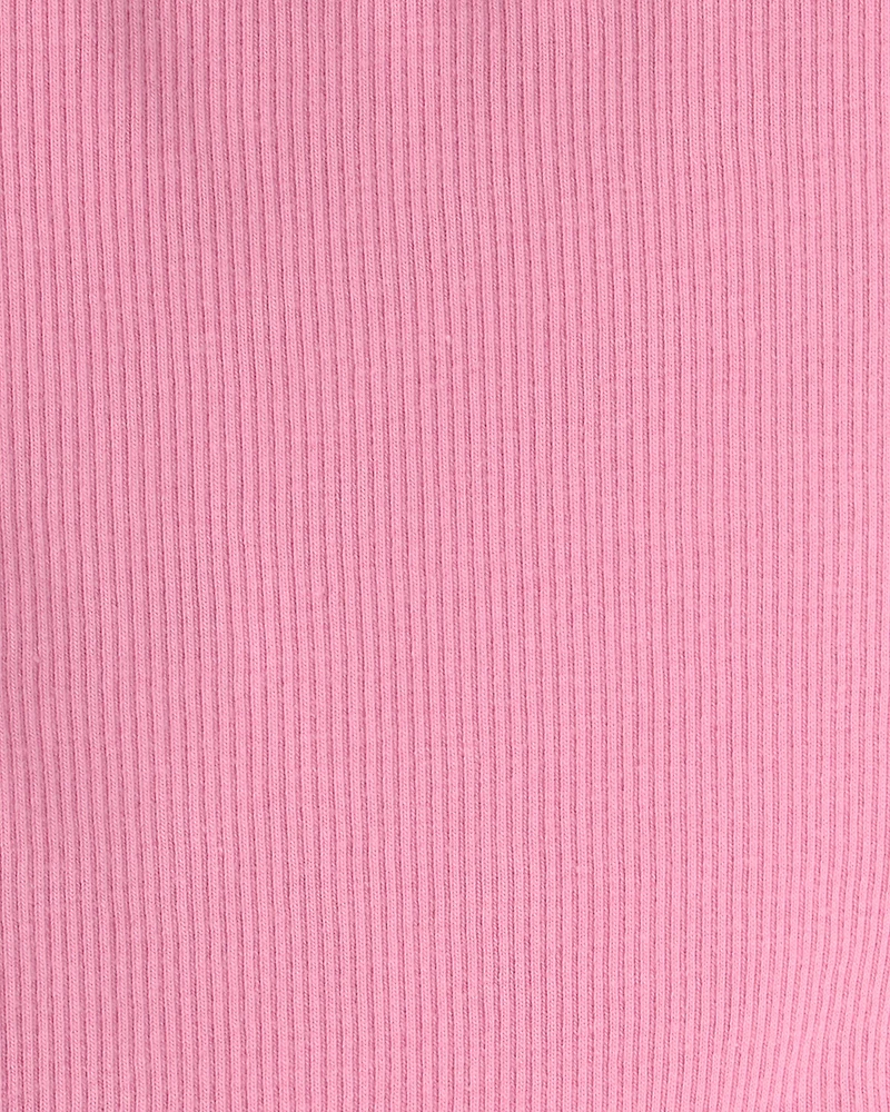 Girls Solid Bike Shorts - Pink