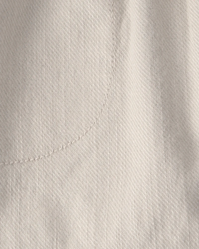 Baby Boy Twill Shorts - Light Khaki