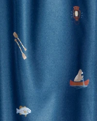 Boys 2-Pack Plaid Camping Pajama Pants