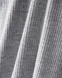 Baby Boy Solid PurelySoft Long-Sleeve 2-Way Zip Sleeper - Grey