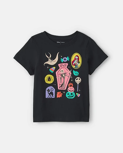 Girls Disney© Nightmare Halloween Graphic Tee - Black