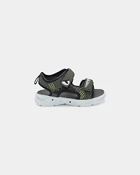 Toddler Boy Aligator Light Up Sandals - Green