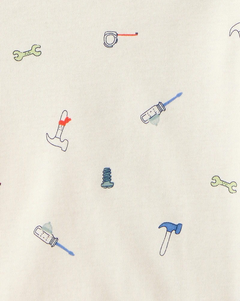 Baby Boy 5-Pack Train Multipack Bodysuits - Green/Blue