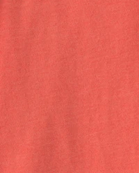 Toddler Solid Pocket T-Shirt - Orange