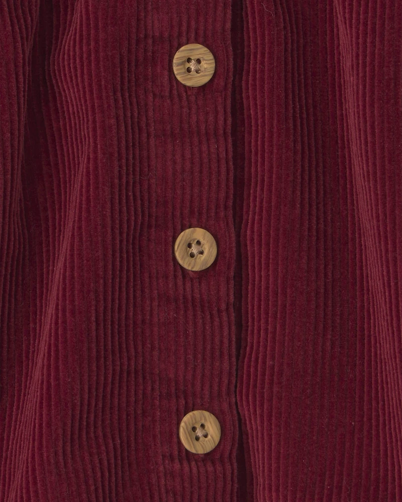 Toddler Girl Organic Cotton Corduroy Skirt