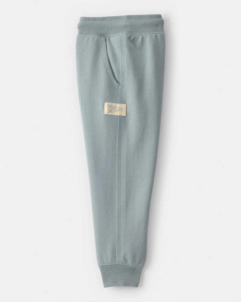 Toddler Boy French Terry Joggers - Green