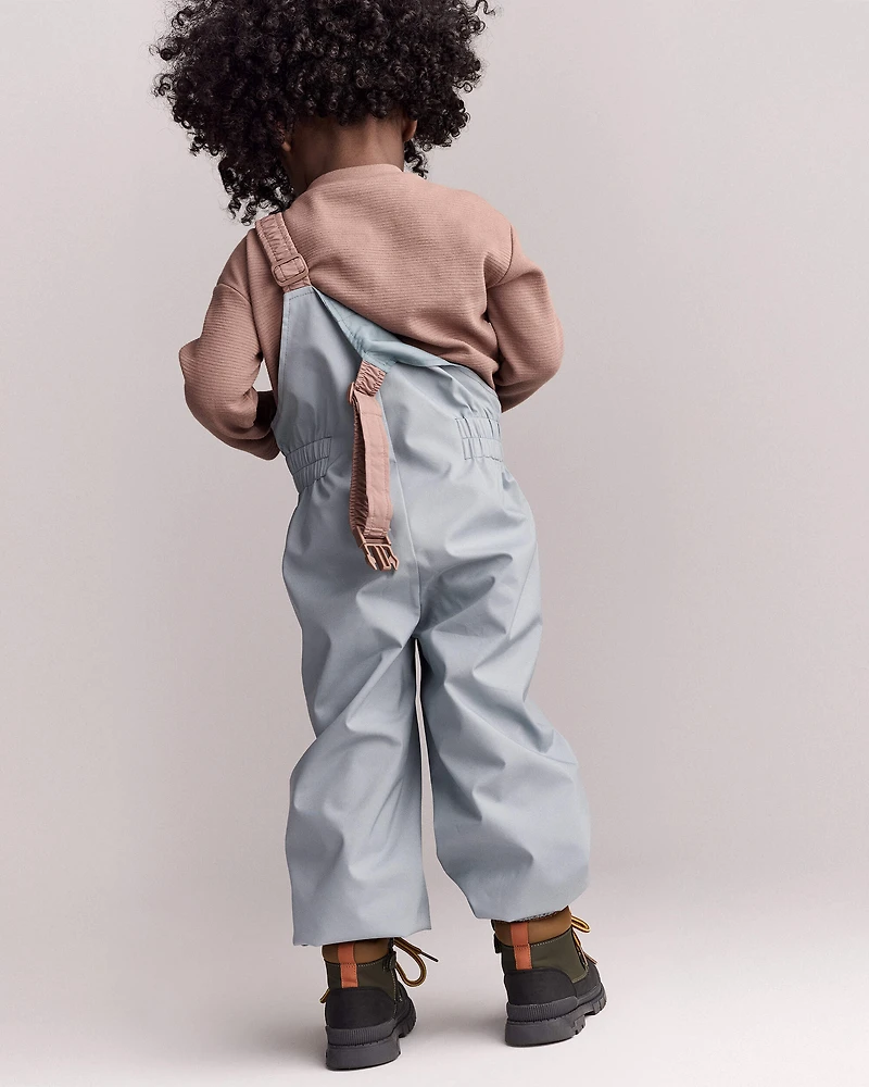 Toddler Rain Bib - Pale Blue