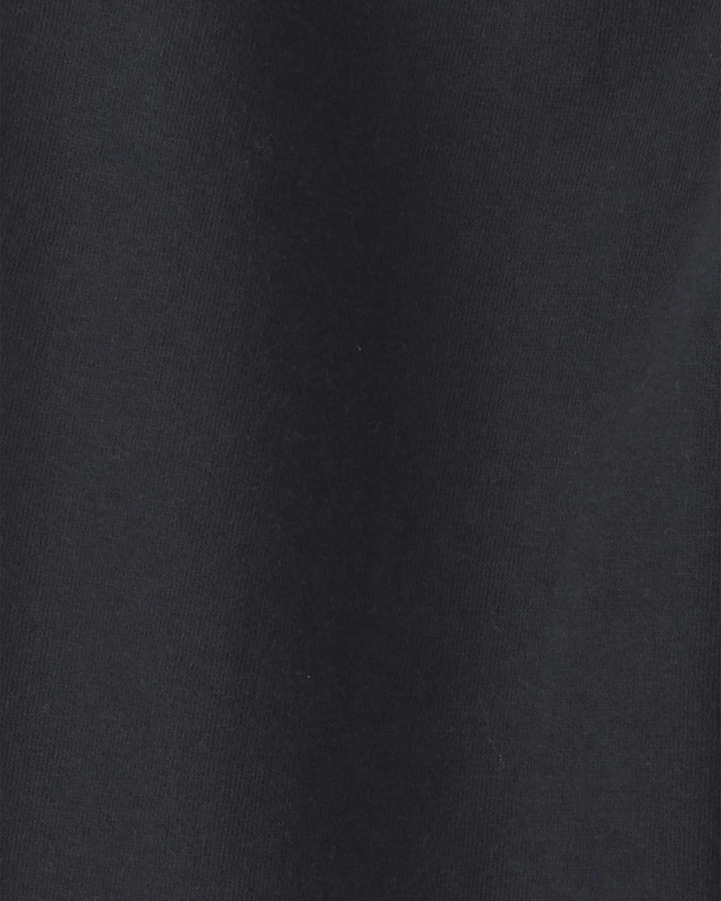 Baby Boy Pull-On Drawstring Joggers - Black
