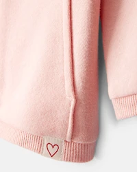 Baby Girl Long-Sleeve Zip-Up Jacket - Pink