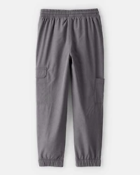 Boys Active Woven Joggers - Grey