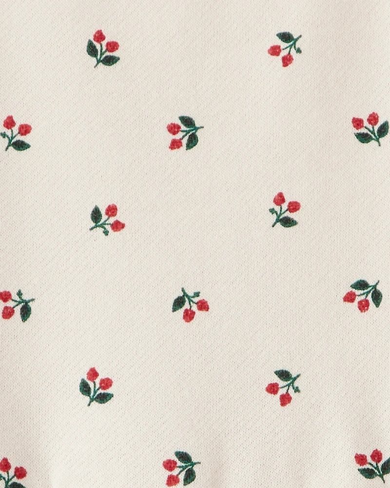 Toddler Girl Holly Knit Dress - Cream