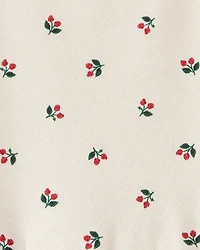 Toddler Girl Holly Knit Dress - Cream