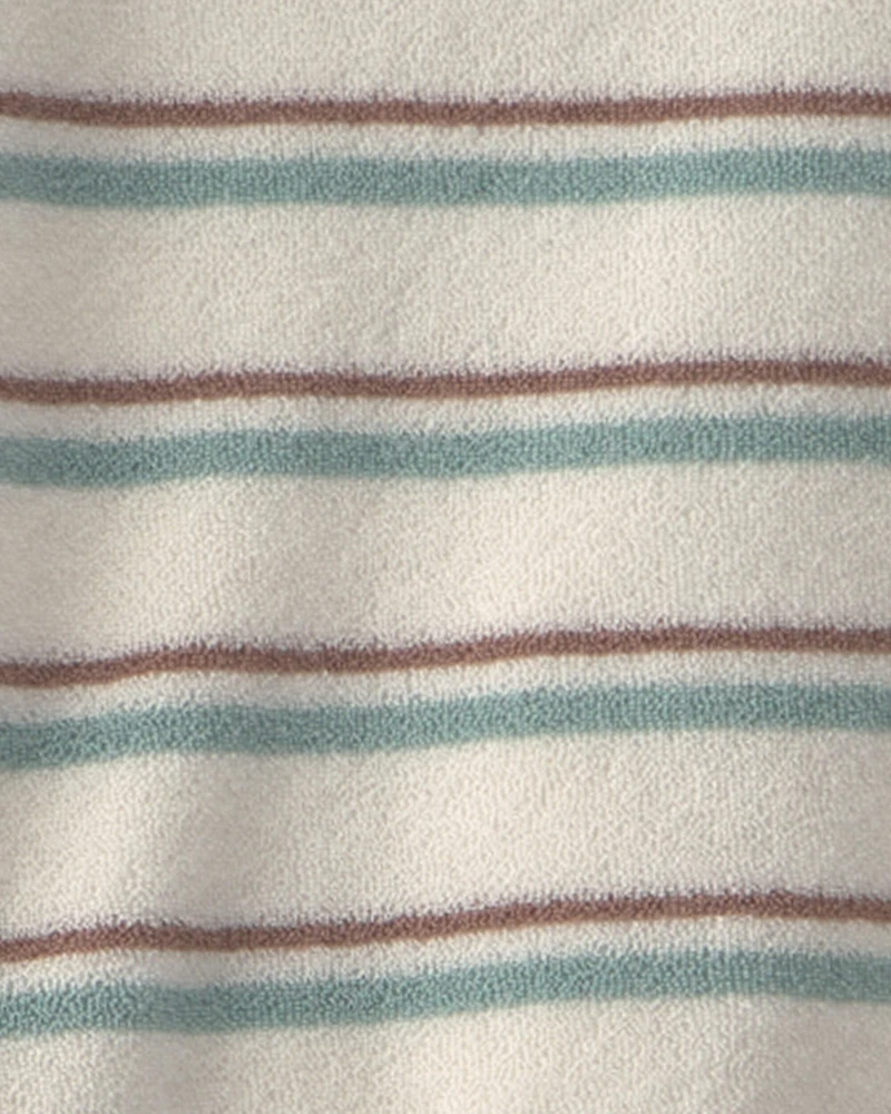 Toddler 2-Piece Terry Top & Short Set Made with Organic Cotton Stripes