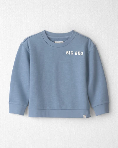 Toddler Boy Organic Cotton Big Bro Pullover