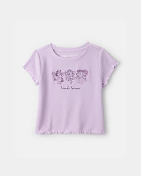 Toddler Girl 2-Piece Bluey™ Short-Sleeve Pyjama Set - Purple