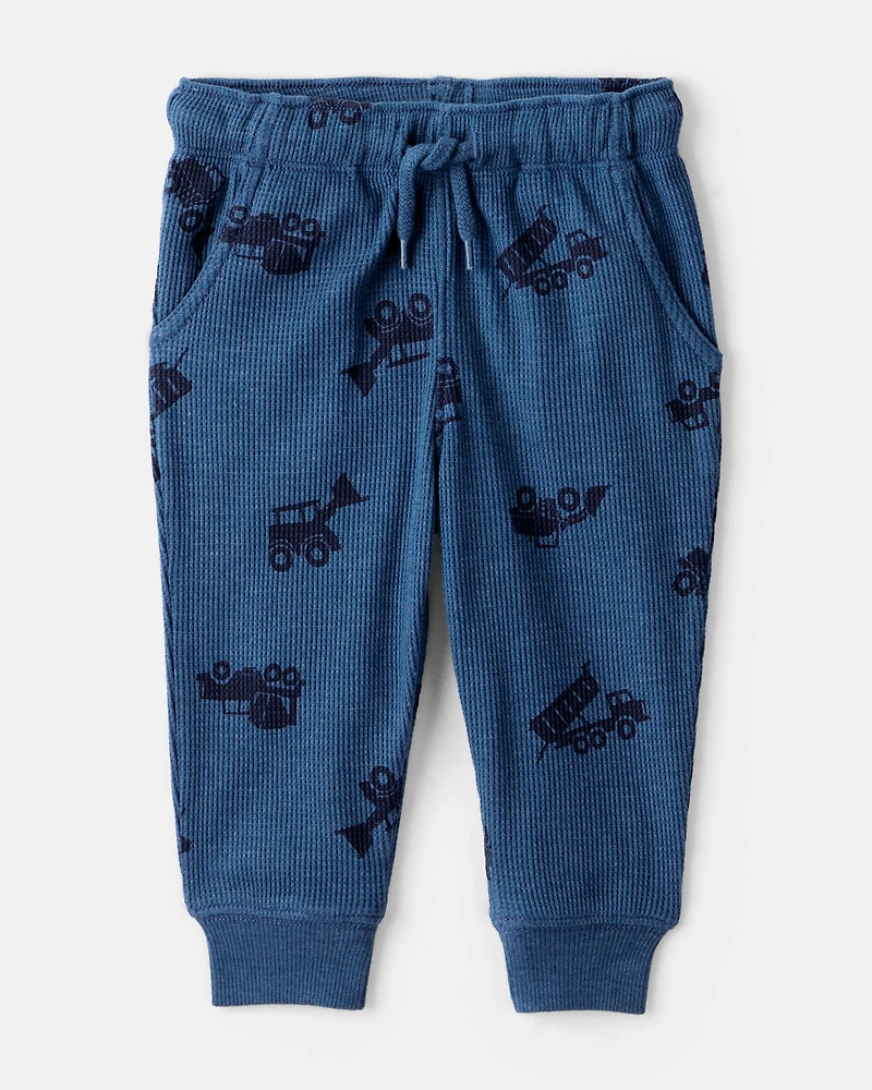 Baby Boy 2-Piece Truck Print Hoodie and Joggers Set