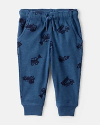 Baby Boy 2-Piece Truck Print Hoodie and Joggers Set