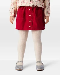 Toddler Girl Corduroy Skort - Red