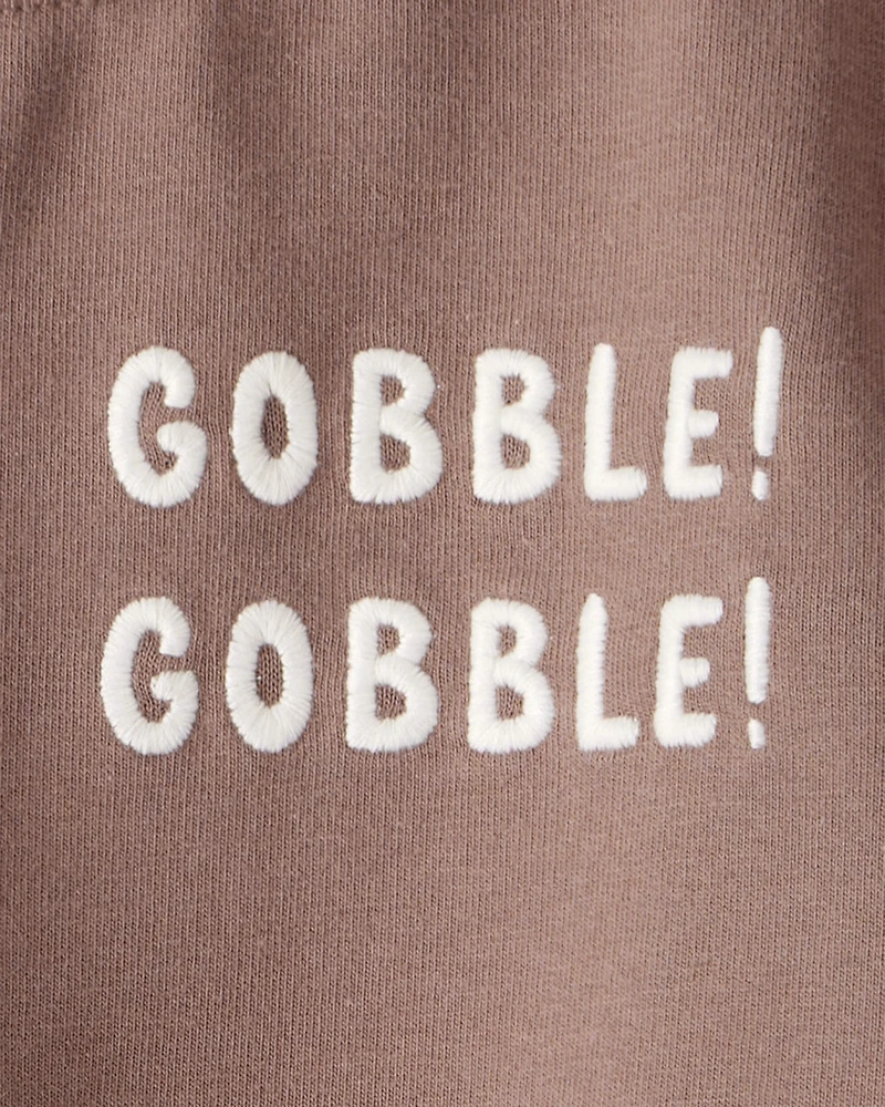 Baby Organic Cotton Gobble French Terry Bubble