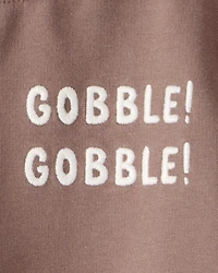 Baby Organic Cotton Gobble French Terry Bubble