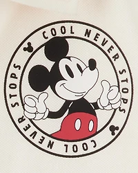 Toddler 2-Piece Mickey Mouse Polo Shirt & Short Set - Heather/Red