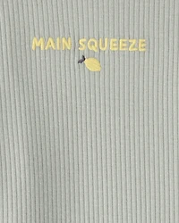 Baby Girl 'Main Squeeze' Bodysuit & Pant Set - Green