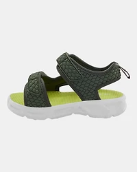 Toddler Rugged Light Up Sandals - Green