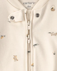 Baby Easter Bunny 100% Cotton Sleeper -Cream