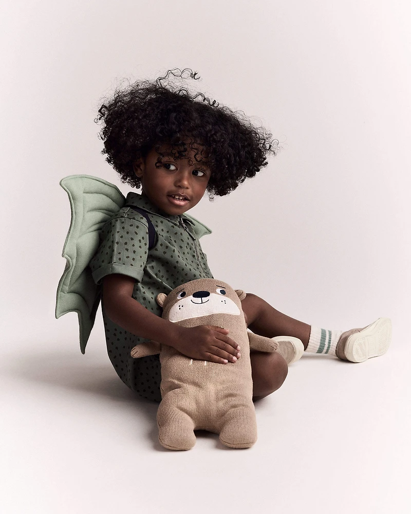 Toddler Otter Plush - Mocha Brown