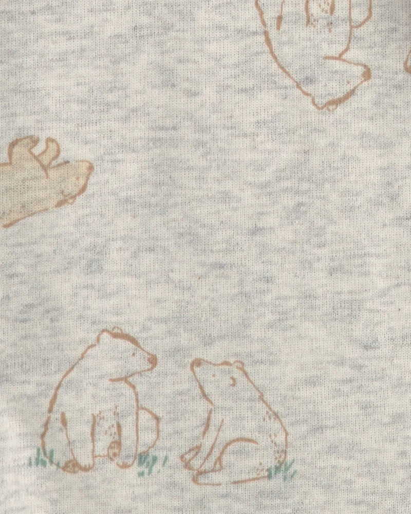 Baby 3-Piece Bear Layering Set - Grey/Brown