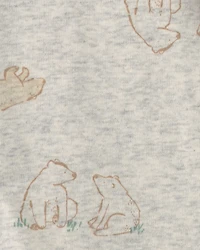 Baby 3-Piece Bear Layering Set - Grey/Brown