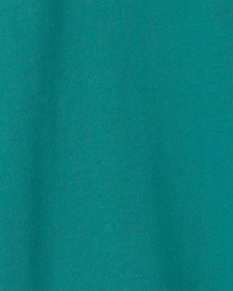 Boys Long-Sleeve Henley T-Shirt - Teal